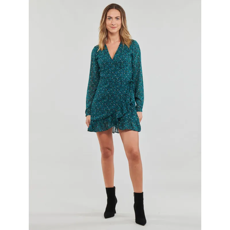 Robe à bretelles vahiné multicolore femme - Happy & So | wimod