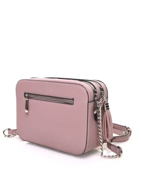 Sac en bandoulière clouté vieux rose