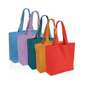 Sac shopping promotionnel en toile recyclée - 240g - 31x4x62cm - ROLLS- Vertlapub