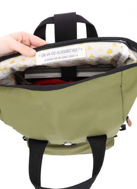 Sacoche arrière roll-top convertible sac à dos M - Hapo-G / JE SUIS A VELO