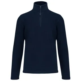 Sweat micropolaire zippé - Homme - K912 - bleu marine 