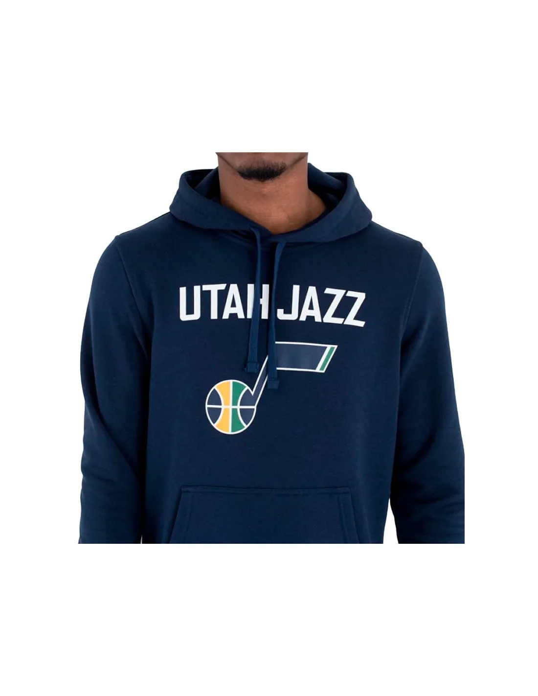 Sweat New Era Saison régulière NBA Utah Jazz Gris Homme