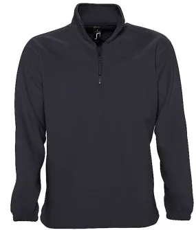 Sweat shirt polaire col zippé - 56000 - gris anthracite 