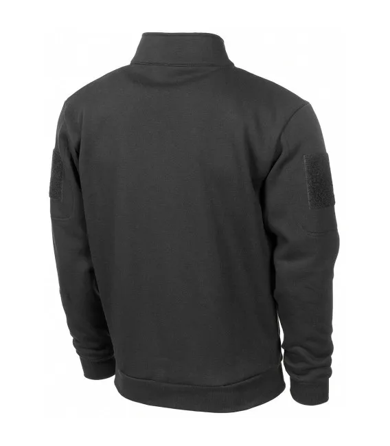 Sweat zippé tactical noir