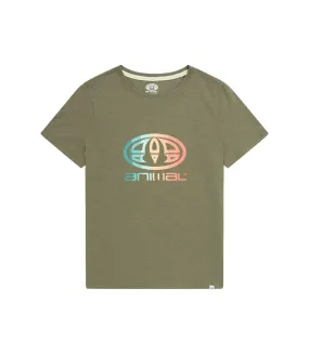 T-shirt carina femme vert Animal