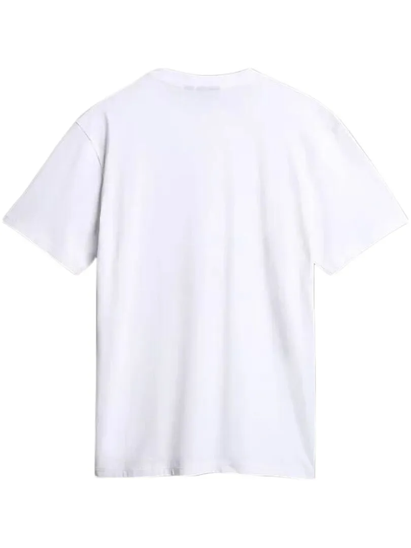 Tee Shirt Napapijri S Guiro - Blanc