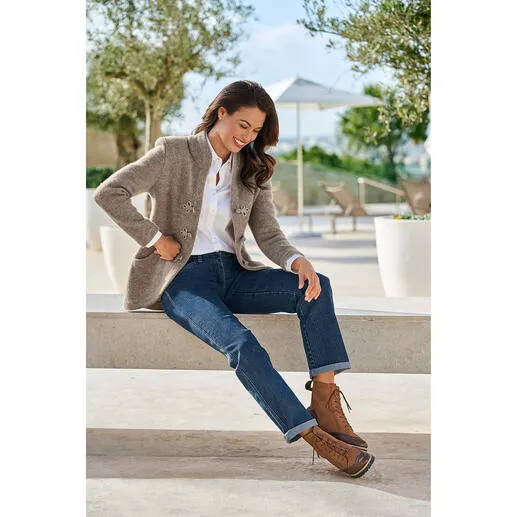 Veste en laine bouillie Mirabell
