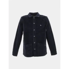 Veste en velours regulus bleu marine homme - Benson & Cherry | wimod