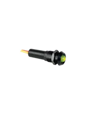 Voyant led vert 5v - boitier noir-Voyant led vert 5v - boitier noir